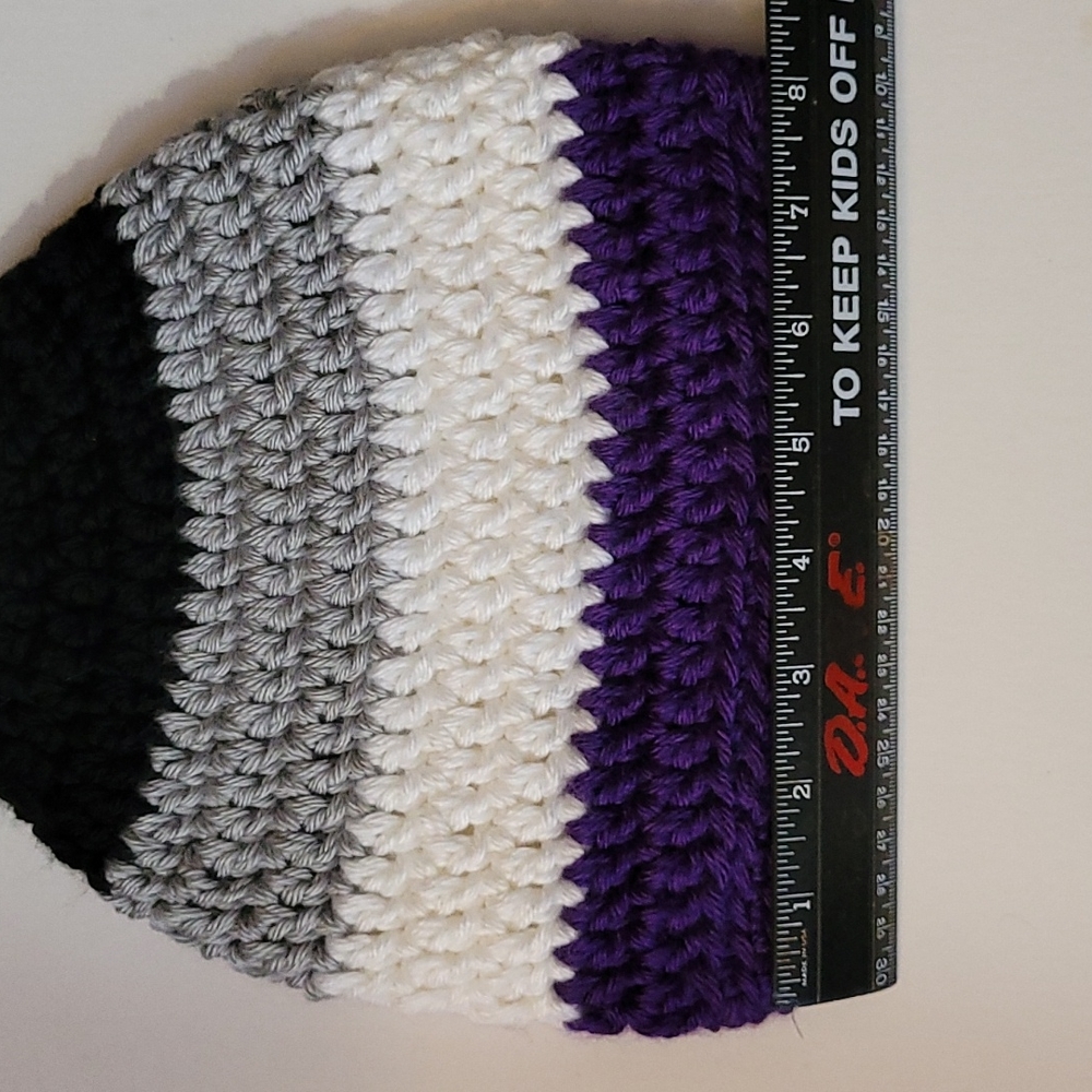Lgbt Asexual Pride Soft Simple Basic Crocheted Be… - image 2